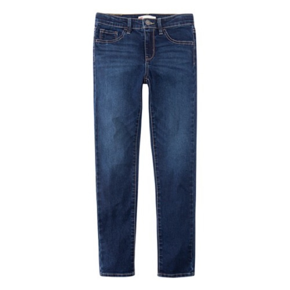 Girls' Dark Blue Slim Stretch Jeans Size 12